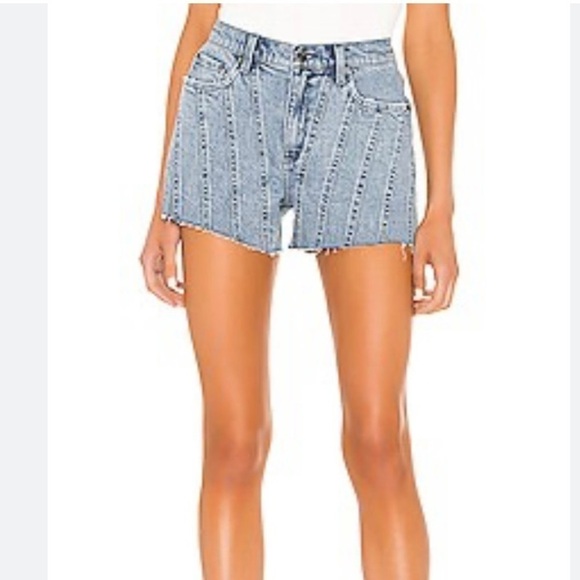 Pistola 6 (27) Winston Denim Shorts Boundaries Mid Rise Womens Cutoff Frayed Hem - Picture 1 of 10
